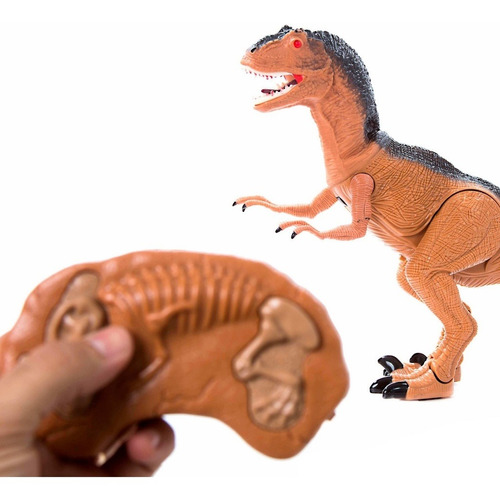 Brinquedo Dinossauro T-rex Jurassic World Controle Remoto